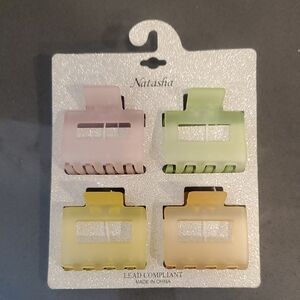 Natasha Couture Pastel Hair Clips Set